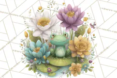 Art Nouveau Enchanted Garden Clipart and Clip Art Png Product Image 3