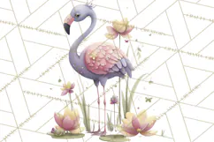Art Nouveau Enchanted Garden Clipart and Clip Art Png Product Image 4