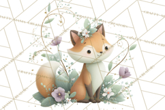 Art Nouveau Enchanted Garden Clipart and Clip Art Png Product Image 5