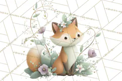 Art Nouveau Enchanted Garden Clipart and Clip Art Png Product Image 5
