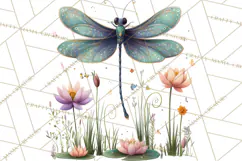 Art Nouveau Enchanted Garden Clipart and Clip Art Png Product Image 2
