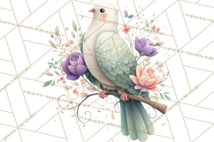 Art Nouveau Enchanted Garden Clipart and Clip Art Png Product Image 4