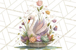 Art Nouveau Enchanted Garden Clipart and Clip Art Png Product Image 5