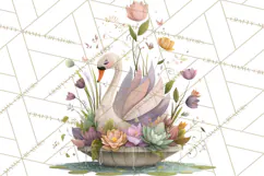 Art Nouveau Enchanted Garden Clipart and Clip Art Png Product Image 5