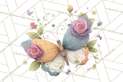 Art Nouveau Enchanted Garden Clipart and Clip Art Png Product Image 3