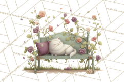 Art Nouveau Enchanted Garden Clipart and Clip Art Png Product Image 4