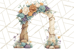 Art Nouveau Enchanted Garden Clipart and Clip Art Png Product Image 2