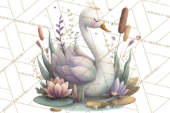 Art Nouveau Enchanted Garden Clipart and Clip Art Png Product Image 5