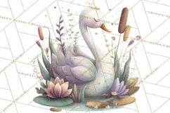 Art Nouveau Enchanted Garden Clipart and Clip Art Png Product Image 5