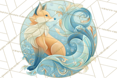 Art Nouveau Christmas Clipart PNG, Decorative Christmas Png Product Image 2