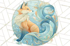Art Nouveau Christmas Clipart PNG, Decorative Christmas Png Product Image 2