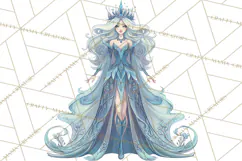 Art Nouveau Christmas Clipart PNG, Decorative Christmas Png Product Image 5