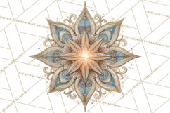 Art Nouveau Christmas Clipart PNG, Decorative Christmas Png Product Image 4