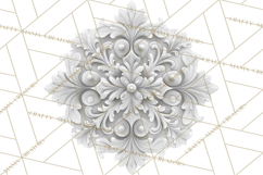 Art Nouveau Christmas Clipart PNG, Decorative Christmas Png Product Image 5