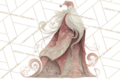 Art Nouveau Christmas Clipart PNG, Decorative Christmas Png Product Image 3