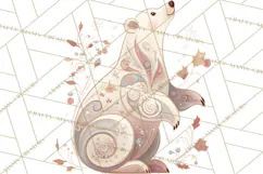 Art Nouveau Christmas Clipart PNG, Decorative Christmas Png Product Image 5
