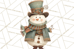 Art Nouveau Christmas Clipart PNG, Decorative Christmas Png Product Image 2