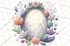 Art Nouveau Four Seasons Girls Clipart PNG Product Image 4