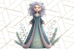 Art Nouveau Four Seasons Girls Clipart PNG Product Image 3