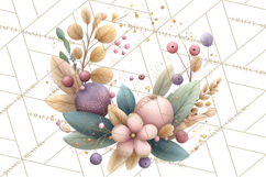Art Nouveau Four Seasons Girls Clipart PNG Product Image 4