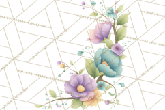 Art Nouveau Four Seasons Girls Clipart PNG Product Image 5