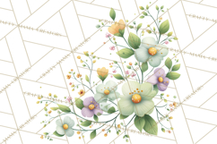Art Nouveau Four Seasons Girls Clipart PNG Product Image 2