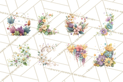 Art Nouveau Four Seasons Girls Clipart PNG Product Image 4