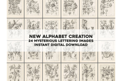 Nova Alphati Effictio 24 Renaissance Lettering Pages Product Image 1