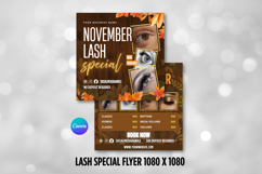 November Lash Flyer Canva Editable Template Product Image 2