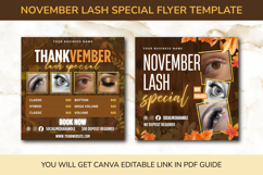November Lash Flyer Canva Editable Template Product Image 6