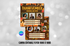 November Booking Flyer Canva Editable Template Product Image 2