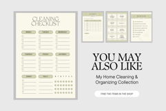 Freezer, Fridge, Pantry Inventory and Restock List Printable Product Image 6