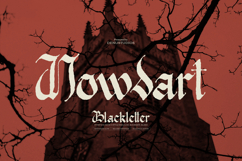Nowdart | Blackletter Typeface Product Image 1