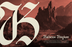 Nowdart | Blackletter Typeface Product Image 3