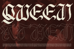 Nowdart | Blackletter Typeface Product Image 5