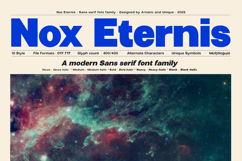 Nox Eternis - Sans serif font family Product Image 1