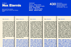 Nox Eternis - Sans serif font family Product Image 6