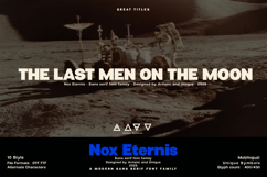 Nox Eternis - Sans serif font family Product Image 9