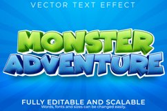 Editable text effect cartoon, 3d comic and funny font style Product Image 1