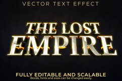 Empire text effect, editable metallic and shiny text style Product Image 1