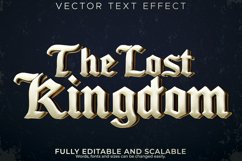 King text effect, editable knight and legend text style Product Image 1