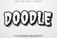 Sketch text effect, editable doodle and drawing text style Product Image 1