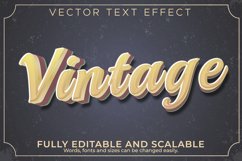Vintage text effect, editable retro text style Product Image 1