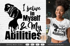 Nubian Queen Headwrap SVG Inspirational Black Girl Quote