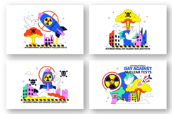 10 Day Against Nuclear Tests Illustration Product Image 3