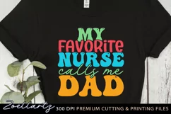 Nurse SVG Cut File Nursing Life SVG Nurse Dad SVG PNG EPS Product Image 1