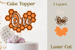 Sween one cake topper svg, 3d layered Birthday decor Product Image 1