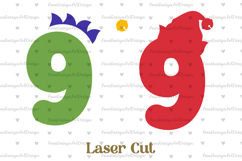 Christmas Elf number 0-9 svg, Layered decoration Product Image 2