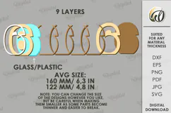 3D Number Piggy Bank Laser Cut. Money Box. Six SVG Product Image 2