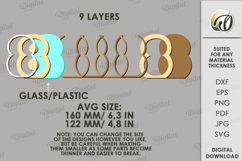 3D Number Piggy Bank Laser Cut. Money Box. Eight SVG Product Image 2